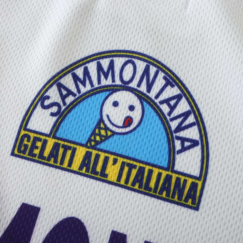 1992/93 Fiorentina Season Away Retro Football Jersey – Detailed View
