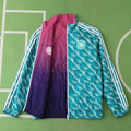 Germany Deutschland Double Sides Windbreaker - Reversible Jacket Green – Back View