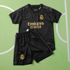 Real madrid black Enfant children Kids kit Trikot Kindermannschaft Trikot Kind football jersey