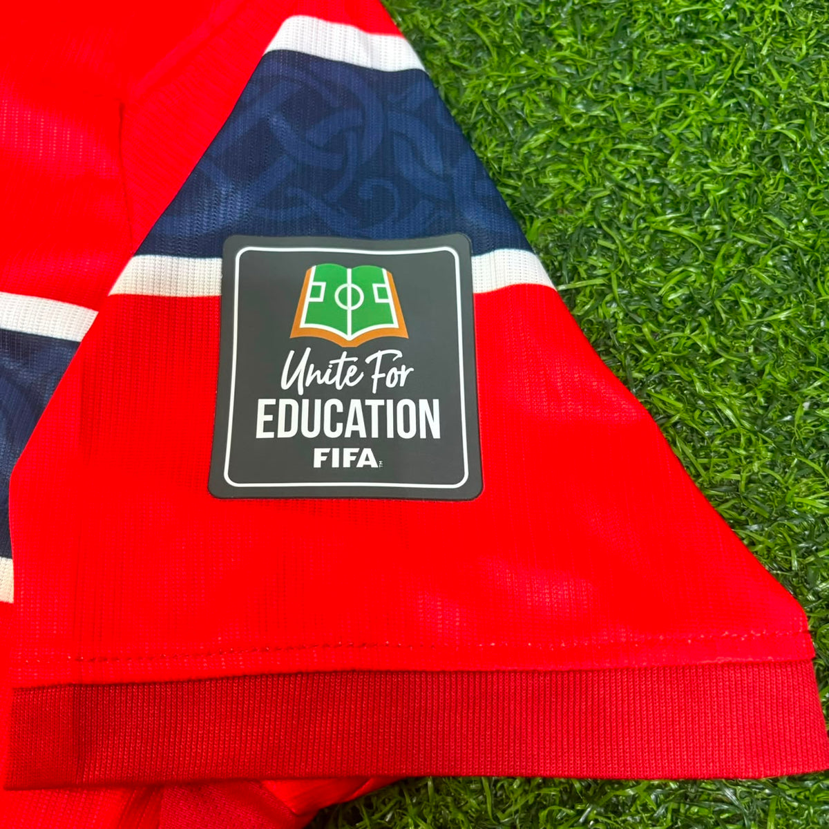 Erling Braut Haaland Norway 2026 World Cup Kids Football Jersey – Detailed View