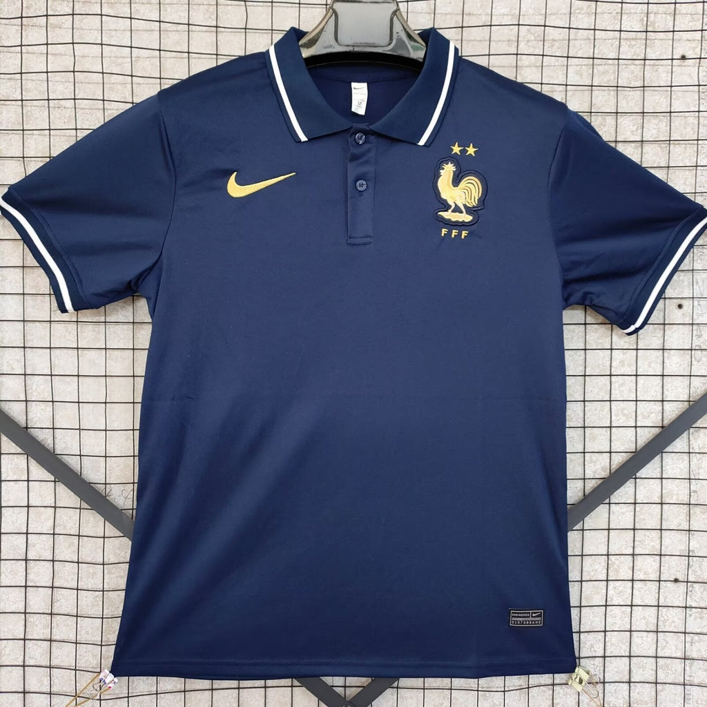 France New Polo Neck Polokragen Tshirt Paradise Edition – Front View