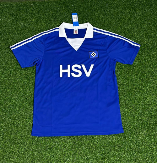 1979 Hamburger SV Retro Home Jersey Blau Football Jersey HSV 1979 Blaues Retro – Back View