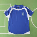 Greece EURO 2004 Final Blue Retro Home Kit Jersey – Back View