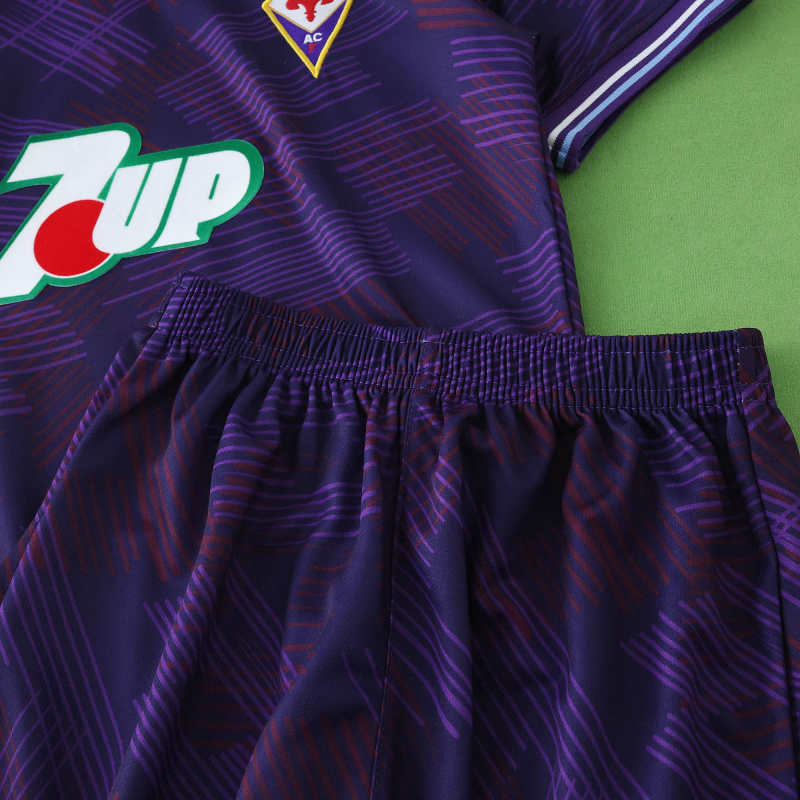1992/93 Fiorentina Home Kids Retro Football Jersey – 5