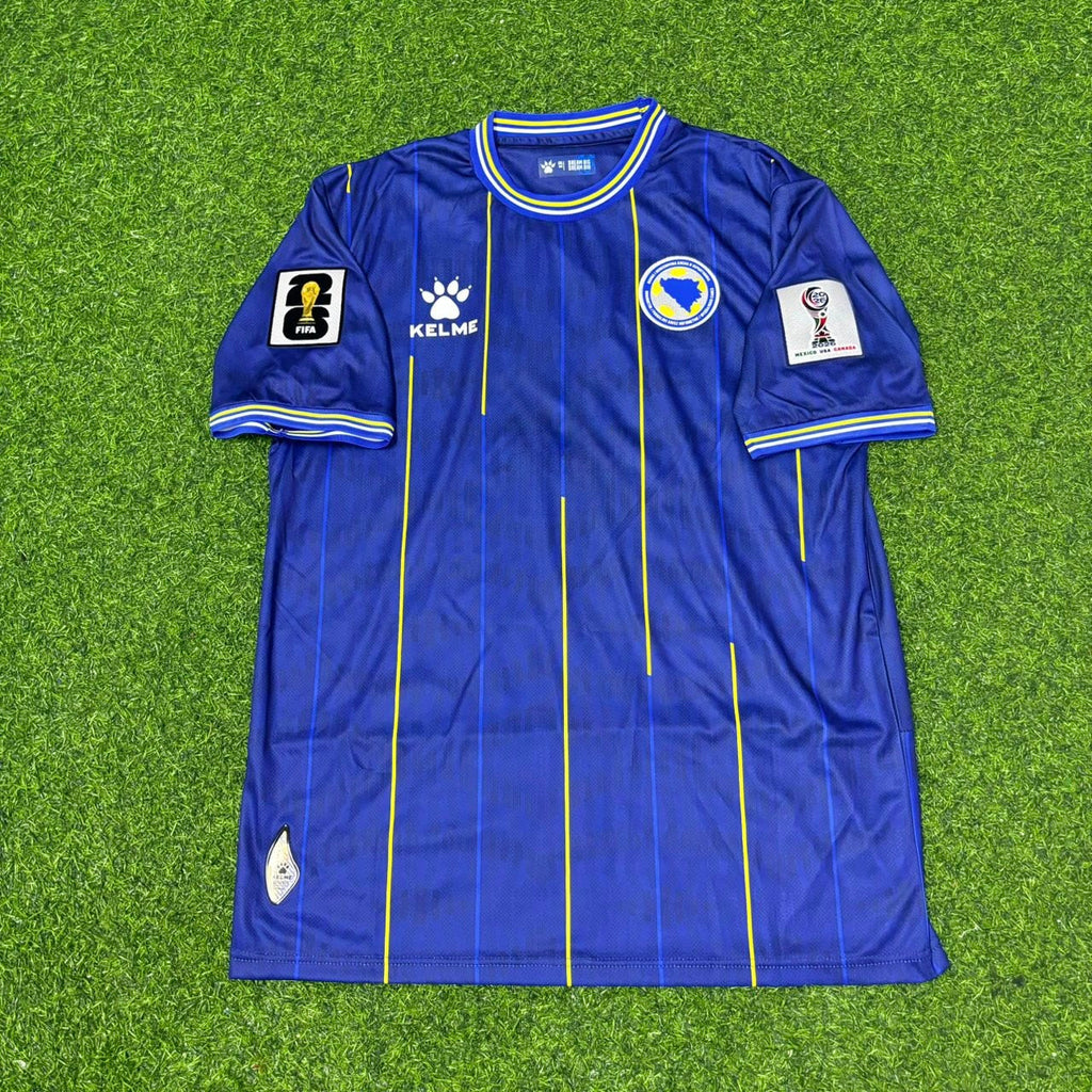 Bosnia and Herzegovina 2026 World Cup New Blue Football Jersey – Detailed View