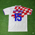 Croatia 1998 World Cup Retro Football Jersey – Igor Tudor – Back View