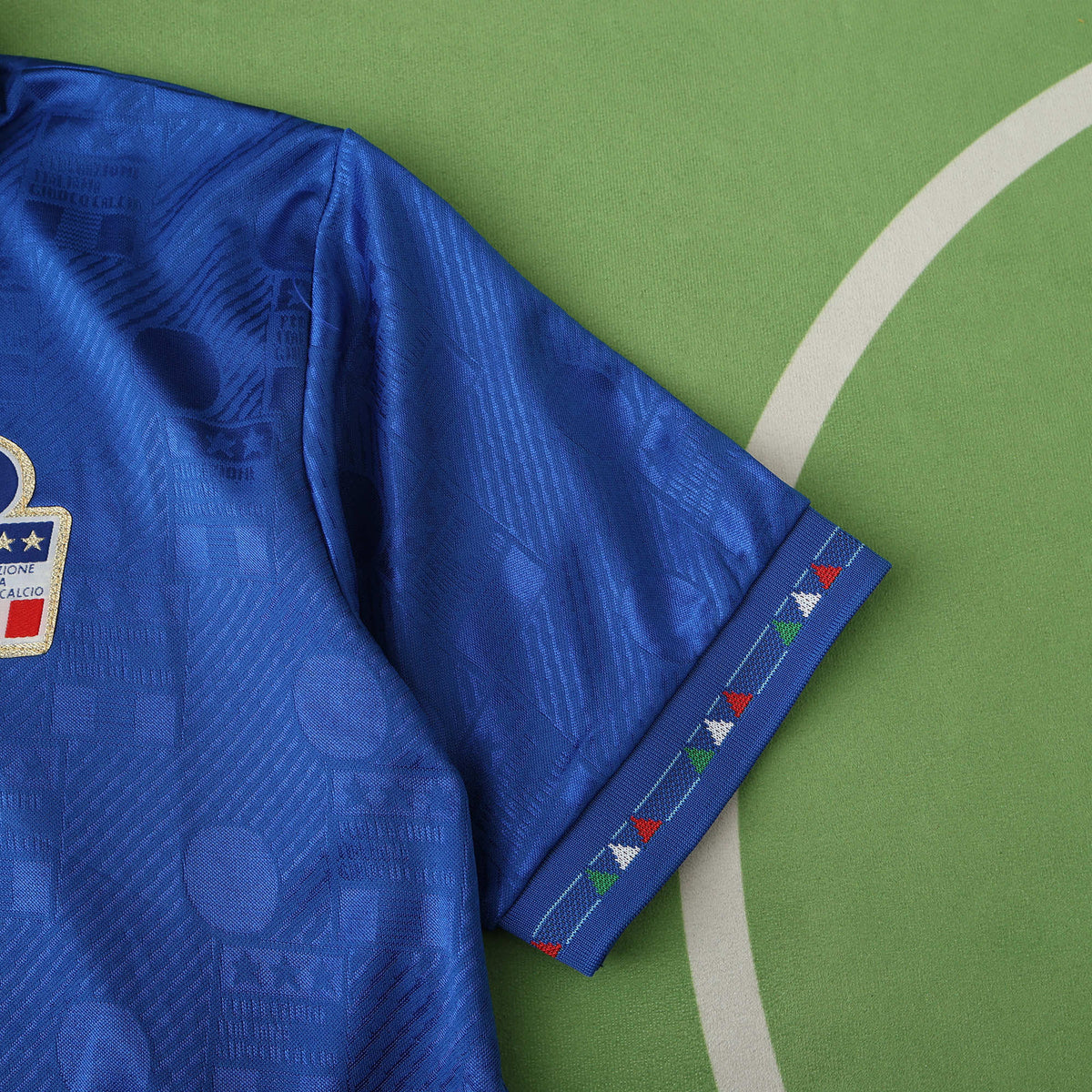 1994 Italy World Cup Paolo Maldini Retro Football Jersey – Detailed View