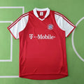 Bayern München 03/04 Season Home Red Retro Football Jersey – Back View