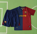 Barcelona 2008/09 Home Kids Kit Kindertrikot Enfant Kindertrui (Ages 3-13) – Back View