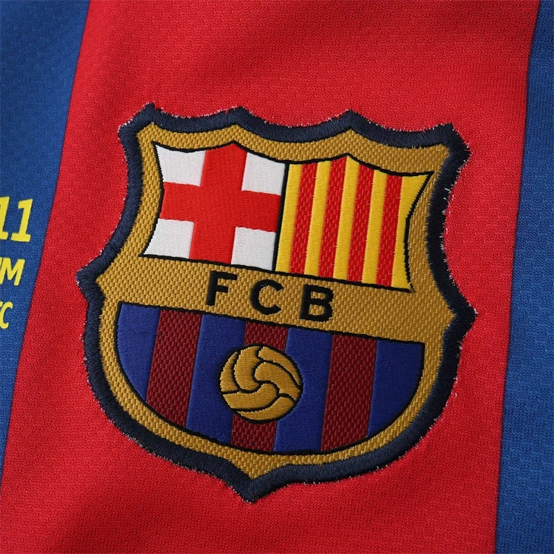 FC Barcelona 10/11 Season Home final match RetroJersey – 5