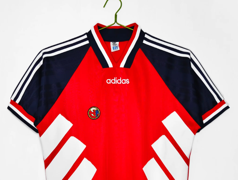 Norway 1994/1995 Home Retro Football Jersey – Front View