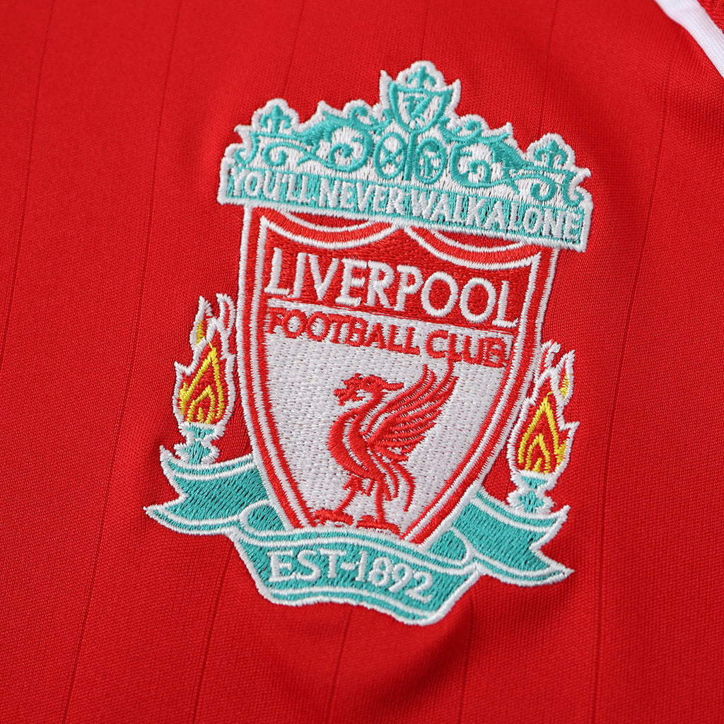 2006 Liverpool 2008 Season Premier League Red Retro Football Jersey – Back View