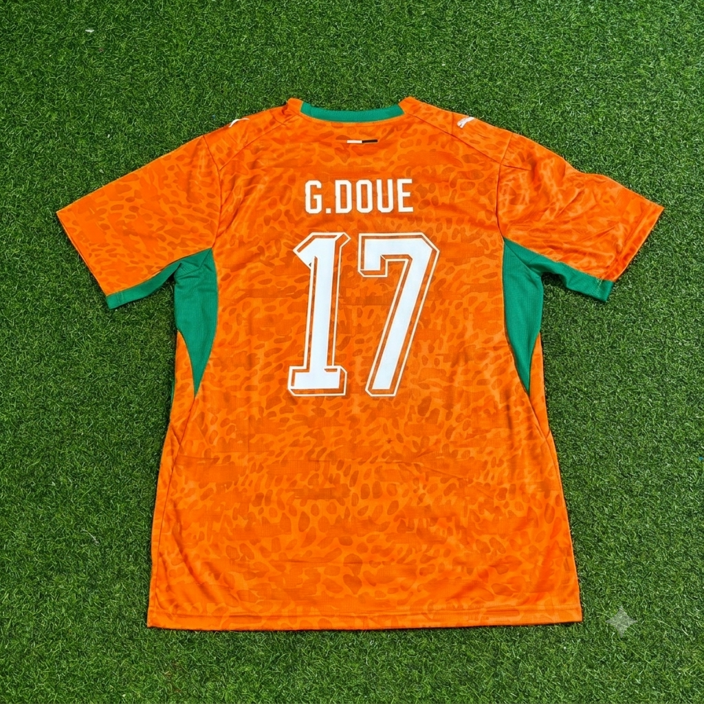 Guéla Doue Ivory Coast World Cup 2026 Football Jersey – Back View