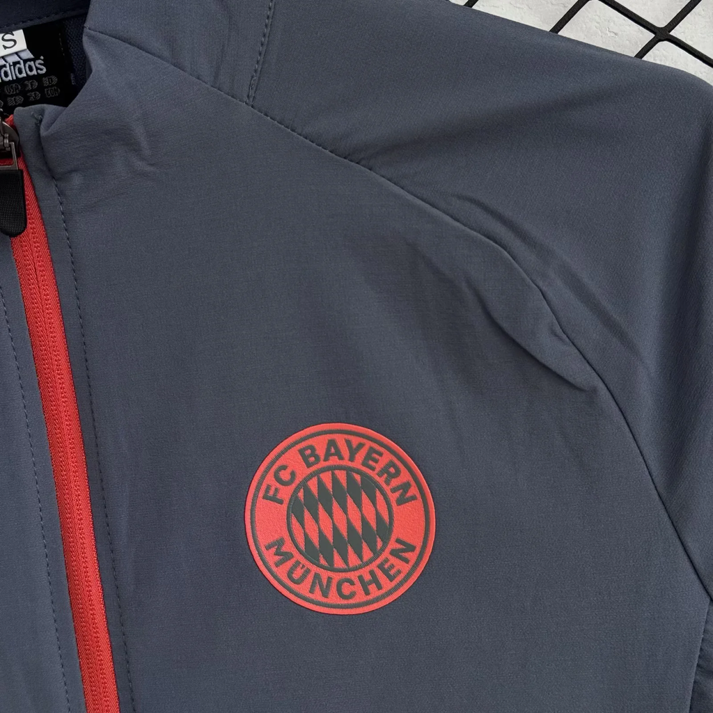 Bayern München 2025/2026 Tracksuit Windbreaker Jacket Pants – FC – Detailed View