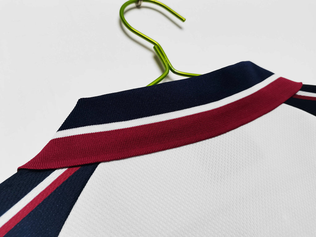 1997 Manchester City Retro brother sponsor Blue Retro Football Jersey – Detailed View
