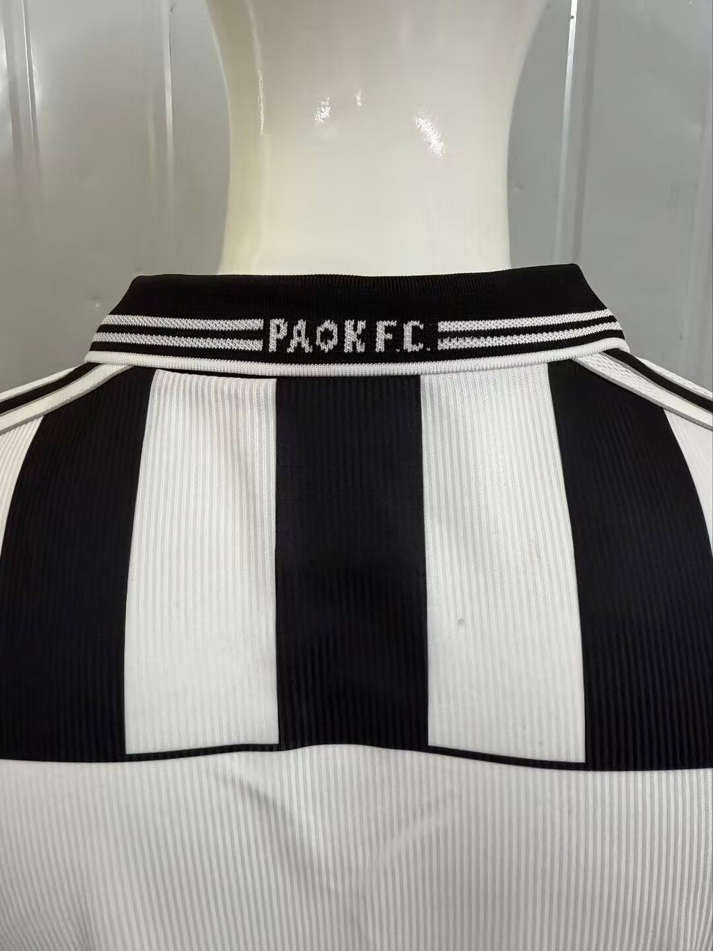 Paok Thessaloniki Retro Home Football Jersey – Detailed View