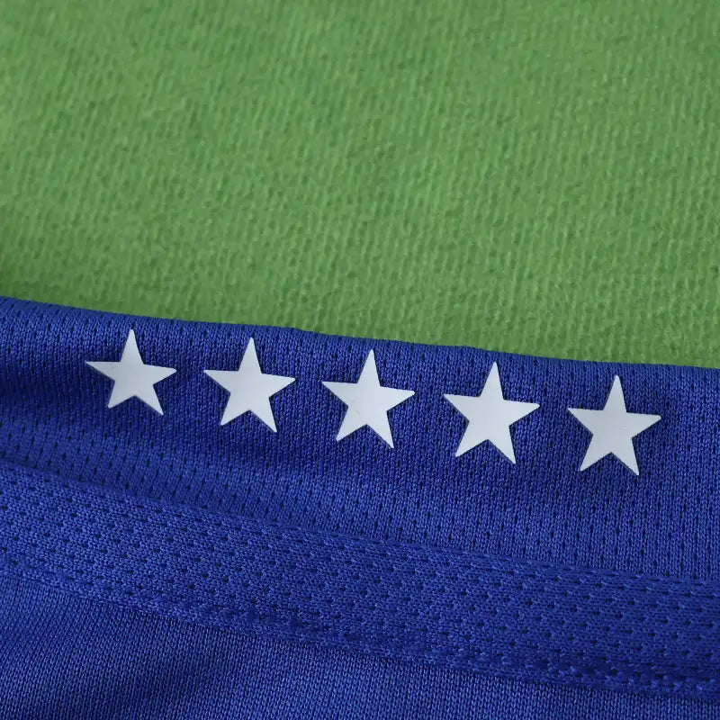 Brazil 2006 Season Away Blue Retro Jersey – 7