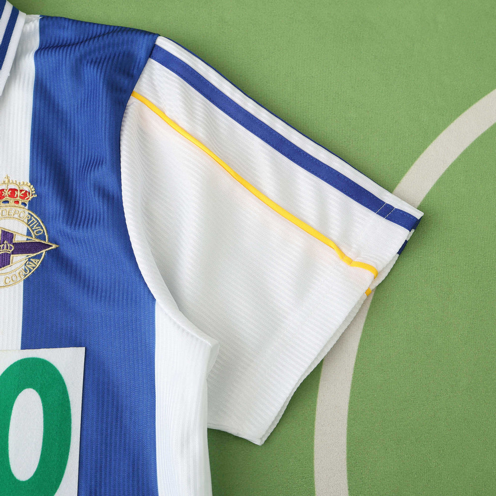 Real Club Deportivo 1999-2000 Season Home Retro Football Jersey Trikot Maillot V5