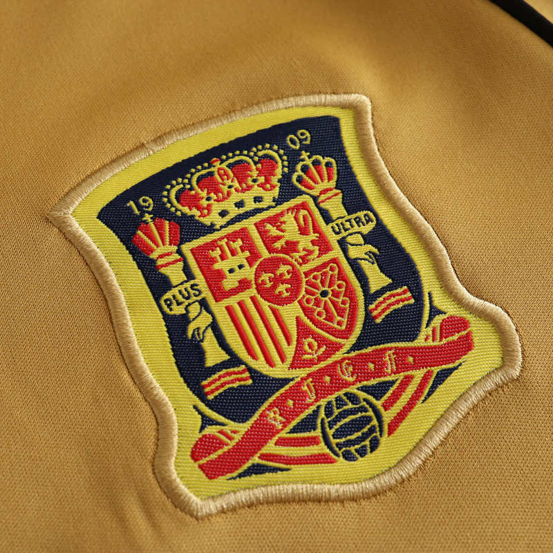 2008 Spain EURO Retro Football Jersey Edition 2 – Detailed View
