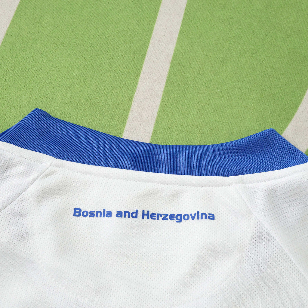 Esmir Bajraktarevic Bosnia and Herzegovina 2026 World Cup Away White Football Jersey – 4