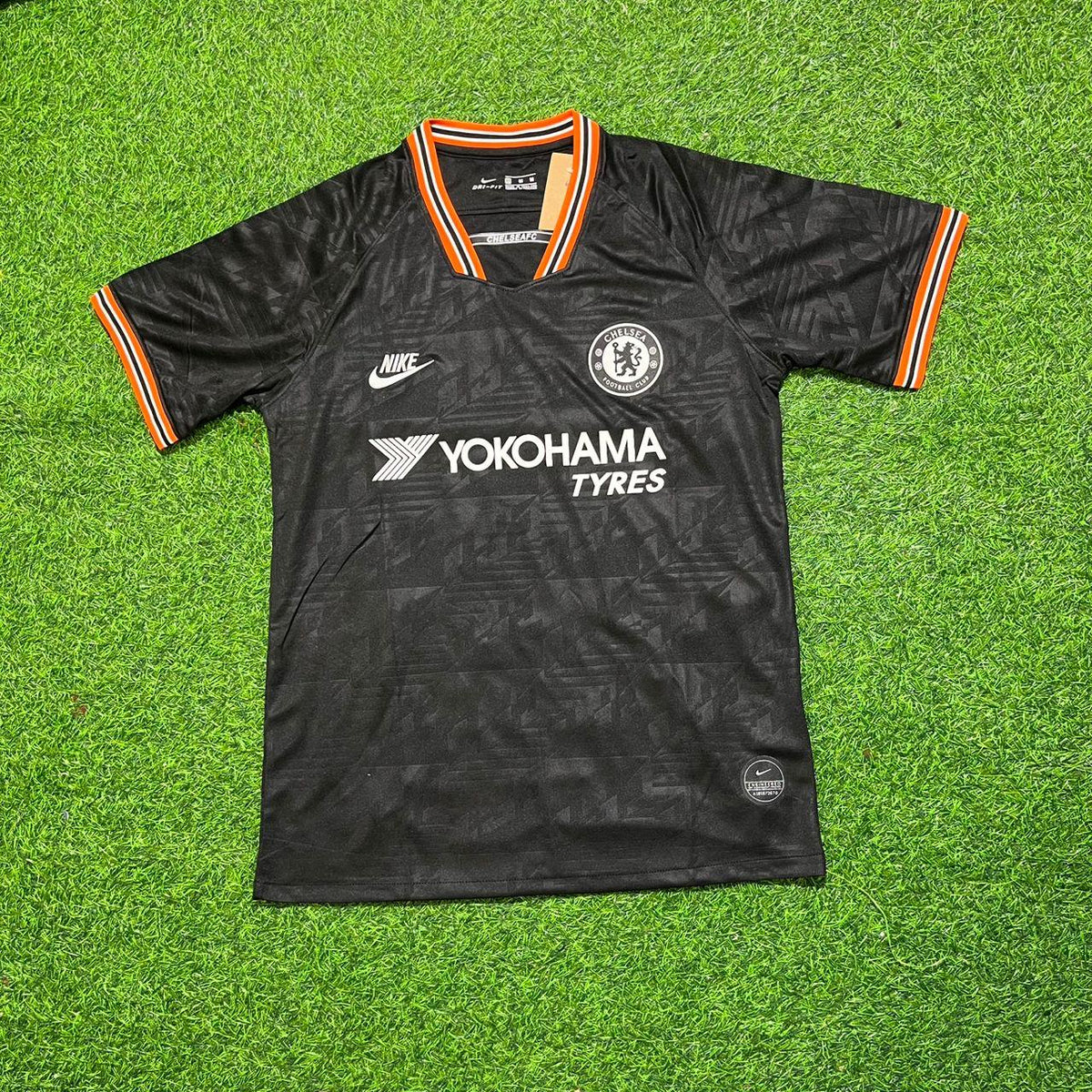 2019/20 Marcos Alonso 3- Chelsea Away Black Retro Football Jersey Collection – Front View