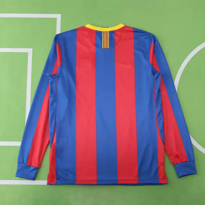 FC Barcelona 10/11 Season Home Final Match Retro Jersey – Front View