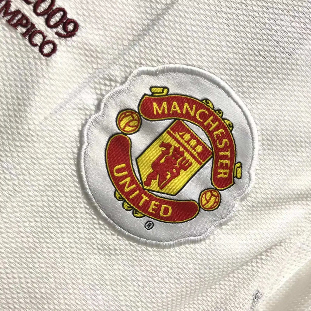 2007 Manchester United Retro 08 Retro black Long Sleeve Football Jersey Knitwear – 4