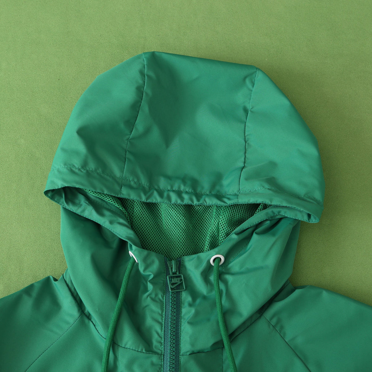 Portugal Green - Red Special Hoodie Windbreaker – Front View