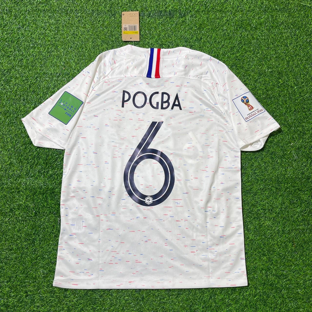 France 2018 World Cup Kit Jersey – Paul Pogba 6- – Detailed View