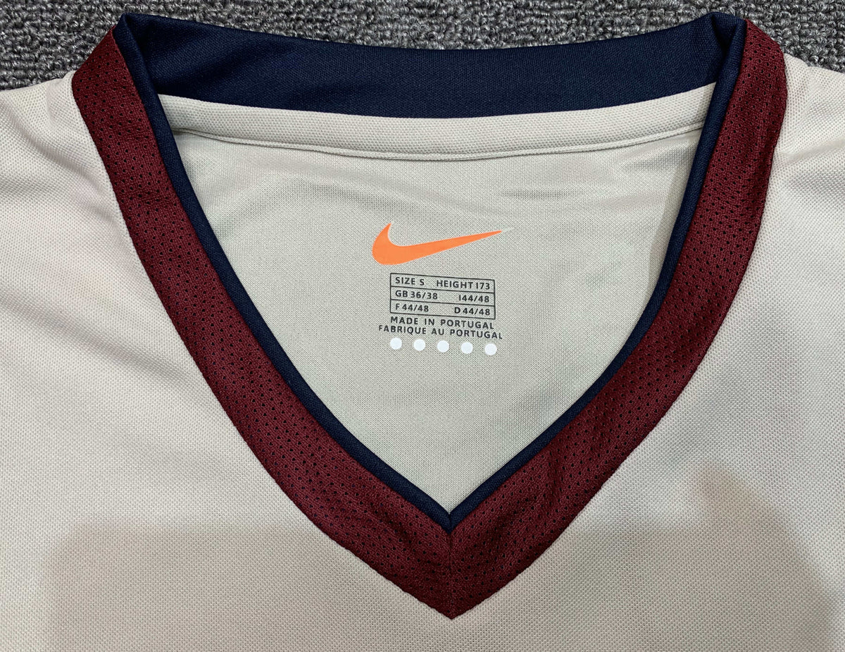 FC Barcelona 1998-1999 Season Away White Retro Football Jersey Trikot Maillot V3