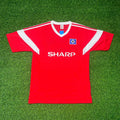 1988 HSV Rotes Heimtrikot Fußball Hamburger SV 1988 retro – Back View
