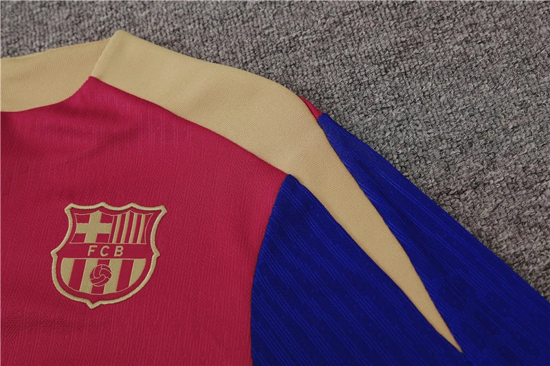 Barcelona Tracksuit Red Training Top Pack – 5
