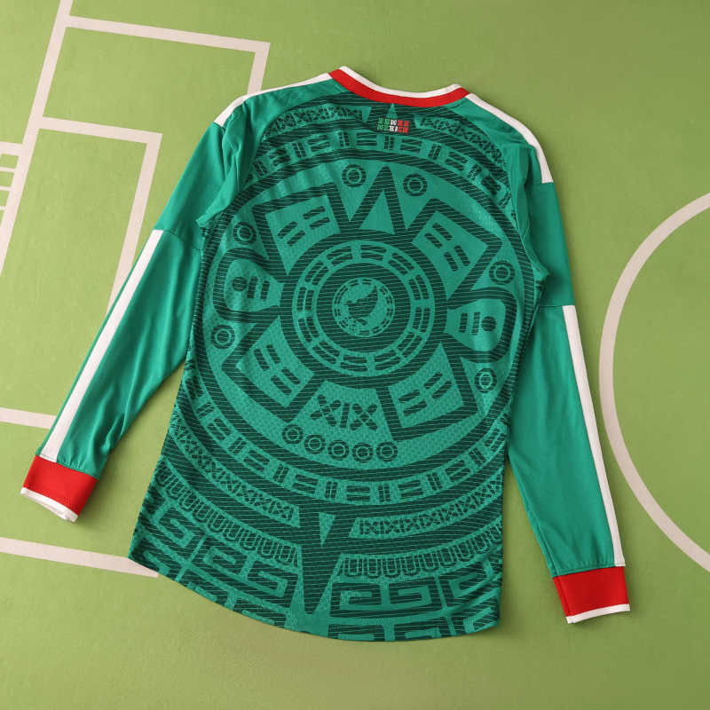 2026 Mexico World Cup Home Long Sleeve Football Jersey – 9