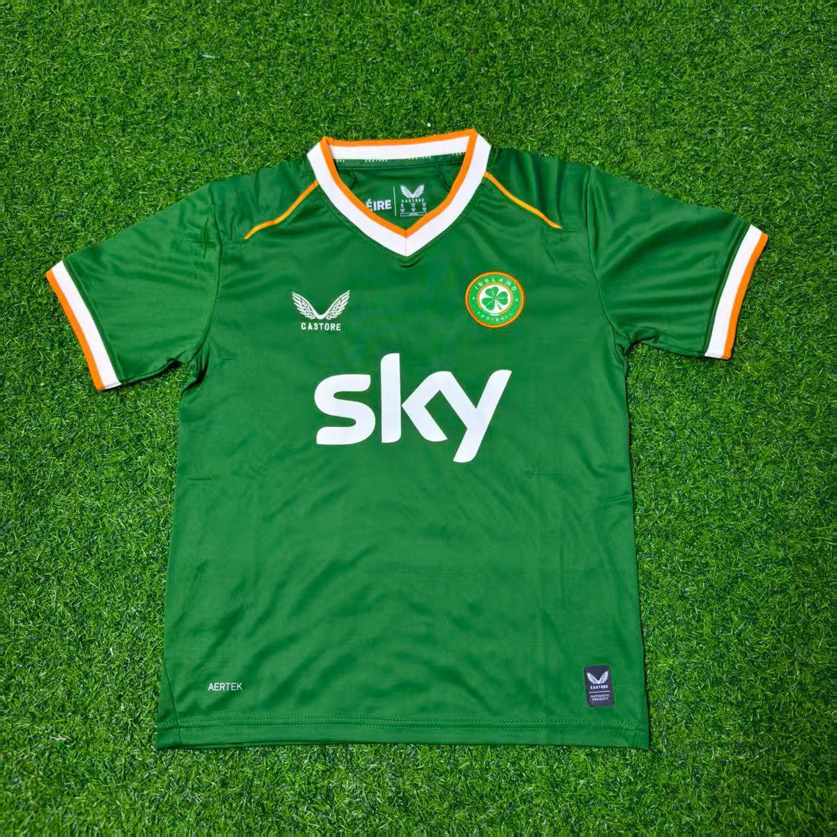 2026 Evan Ferguson #9 Ireland Green Football Jersey – Front View