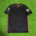 Barcelona 2014/15 Retro Black Pink Jersey – Back View