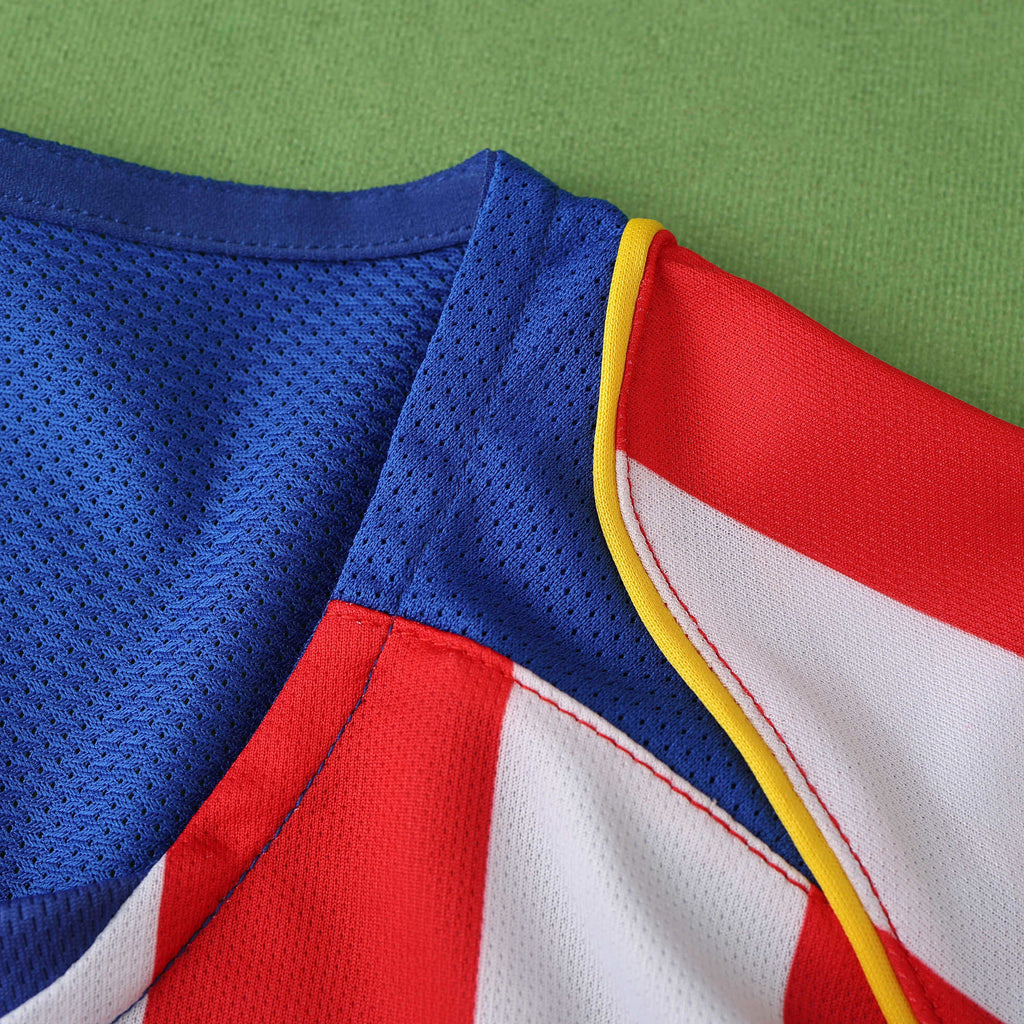 Atlético de Madrid 2004-2005 Season Home Retro Football Jersey Trikot Maillot V5