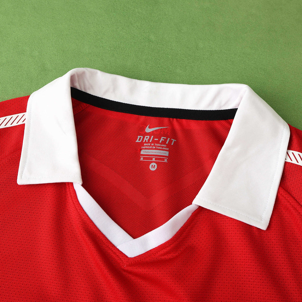 Manchester United F.C. 2010-2011 Season Home Red Retro Football Jersey Trikot Maillot V5