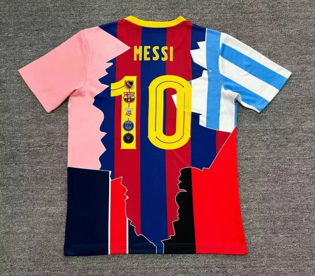 Lionel Messi GOAT Combo All Teams Special Jersey – Detailed View