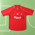 2001 Liverpool Retro Away White Retro Football Jersey – Back View