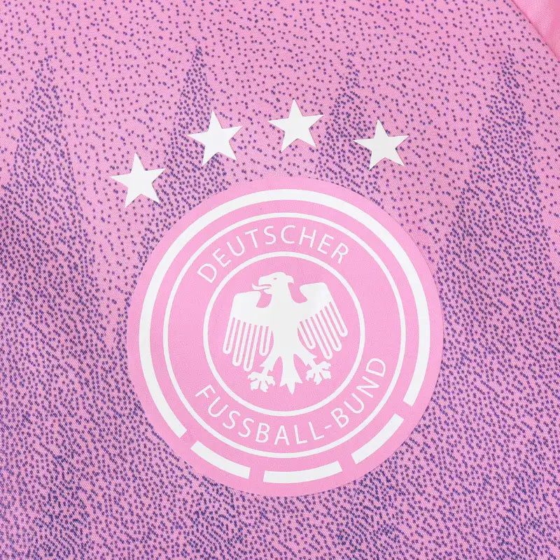 Germany Deutschland Double Sides Windbreaker - Reversible Jacket White Pink – 15