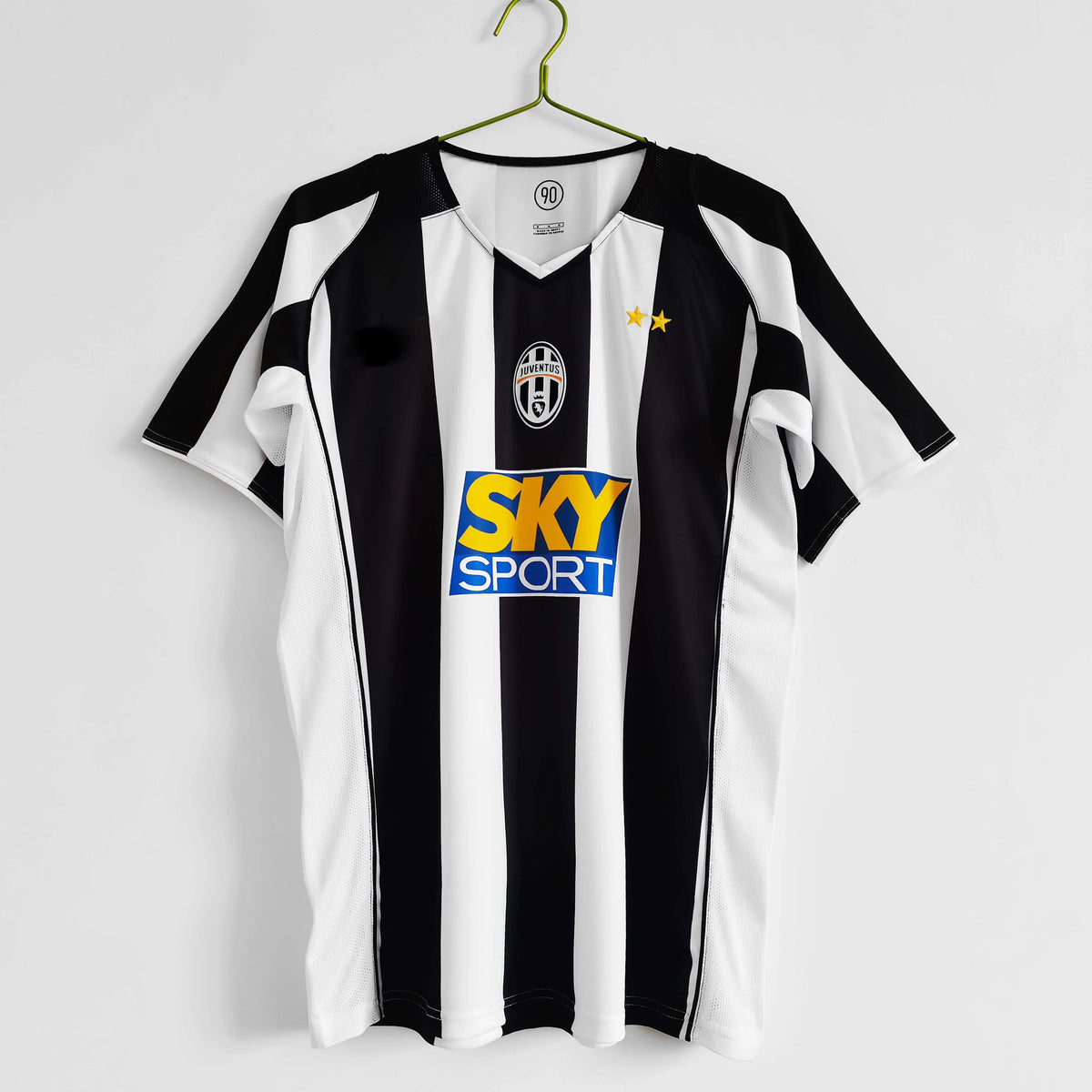 2004 Juventus Pink Black 2005 Season Sky Sport Sponsor Retro Football Jersey – Front View