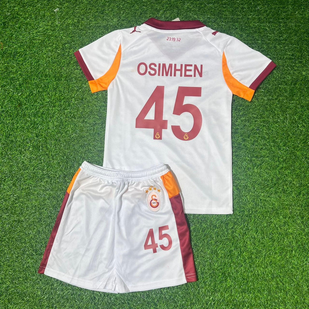 Victor Osimhen 45 Galatasaray Cocuk Formasi Kids Kit Set – Back View