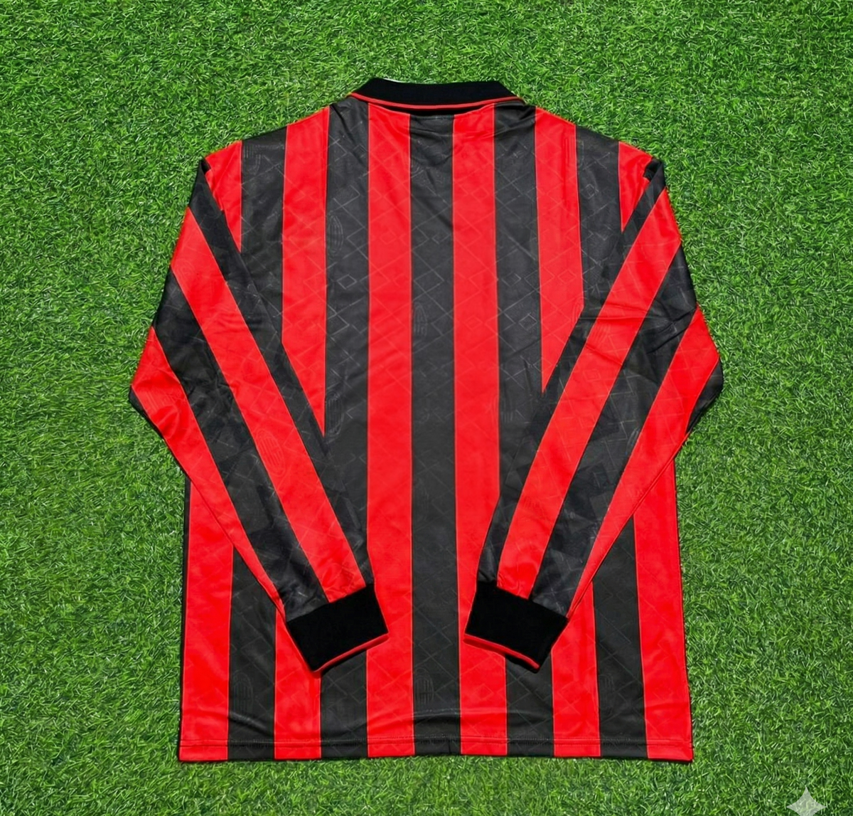 AC Milan 1993 1994 Home Long Sleeve Retro Jersey – Front View