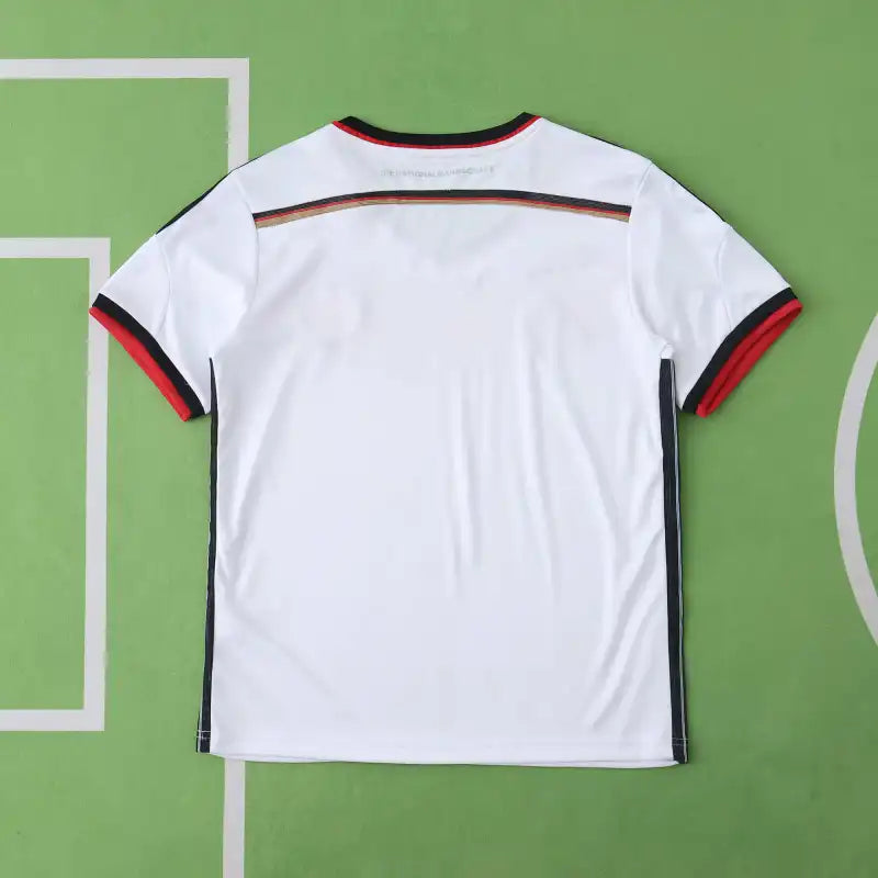 Germany Deutschland 2014 World Cup White Retro Kids Kit Jersey – 5