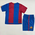 2006 Barcelona 07 Home Kids Football Jersey – Back View