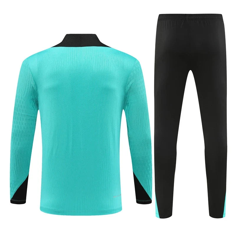 Liverpool Tracksuit Blue Training Top Pack – Front View