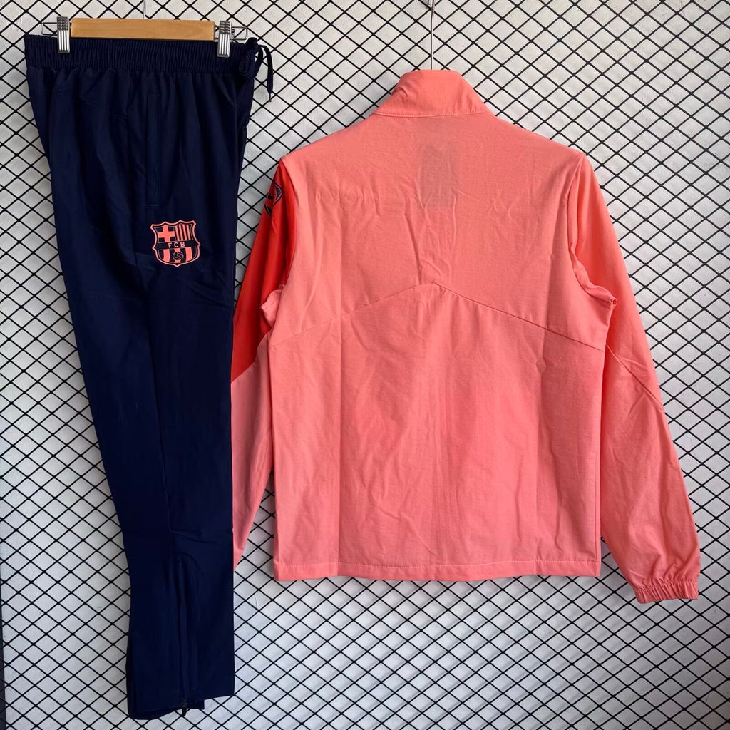 2025/26 Barcelona Tracksuit Windbreaker Jacket Pants Special Edition – Front View