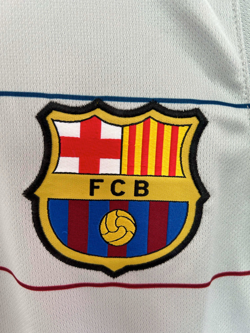 FC Barcelona 2003-2004 Season Away Retro Football Jersey Trikot Maillot V5
