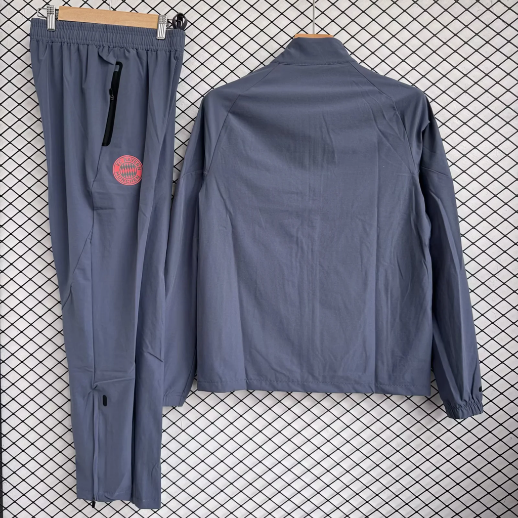 Bayern München 2025/2026 Tracksuit Windbreaker Jacket Pants – FC – Front View