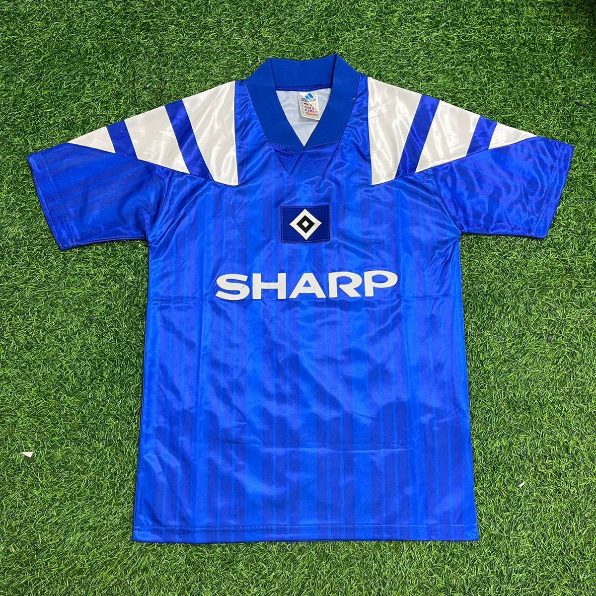 HSV 92-93 Heimtrikot Blau Fußball Hamburger SV Retro Heimtrikot – Detailed View
